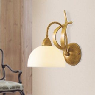 Applique classica - 1720/1A - LAM Export - da interno / in acciaio / in vetro