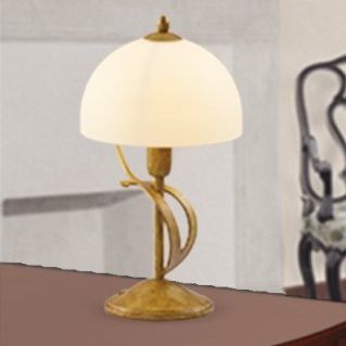 Lampada da tavolo - 1720/1L - LAM Export - in acciaio / in vetro / classica