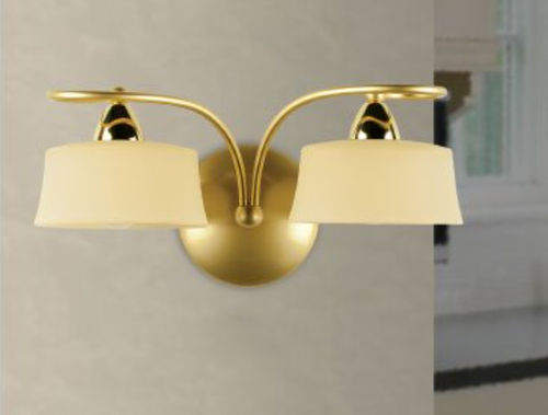 Applique classica - 3726/2A - LAM Export - da interno / in acciaio / in vetro