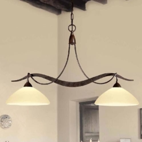 Lampada a sospensione - 4280/2B - LAM Export - in acciaio / in vetro / classica