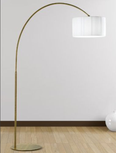 Lampada da terra - 6985/1PP - LAM Export - in acciaio / in tessuto / classica
