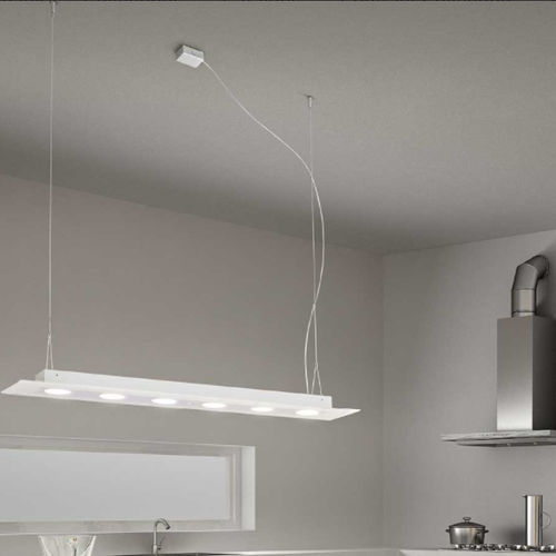 Lampada a sospensione - GALATEA - LAM Export - in acciaio / in vetro / contemporanea
