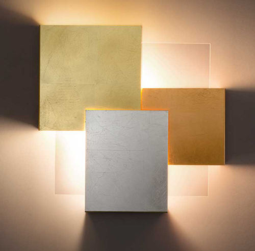 Applique contemporanea - GUSTAV - LAM Export - da interno / in acciaio / in vetro