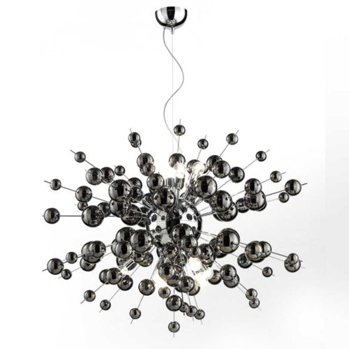 Lampadario contemporaneo - BIG BANG - LAM Export - in vetro / in acciaio / da 12 lampadine