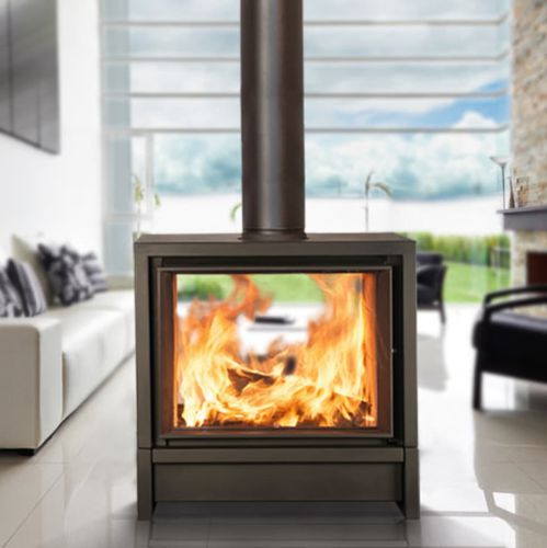 Rivestimento per camini contemporaneo - Konturo Compact  - BODART & GONAY - in metallo / a doppia faccia