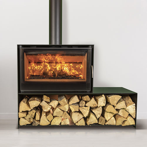 Rivestimento per camini contemporaneo - ZENITH EASY WOODBOX - BODART & GONAY - in metallo