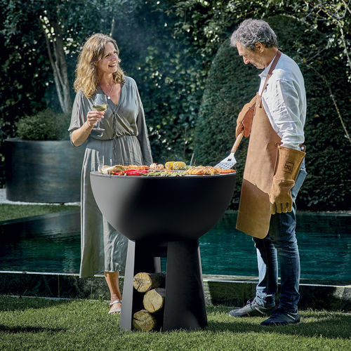 Barbecue a legna - BG STONE - BODART & GONAY - mobile / trasportabile / in metallo
