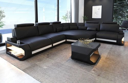 Divano modulare - BEL AIR L - Sofa dreams - d'angolo / contemporaneo / in pelle