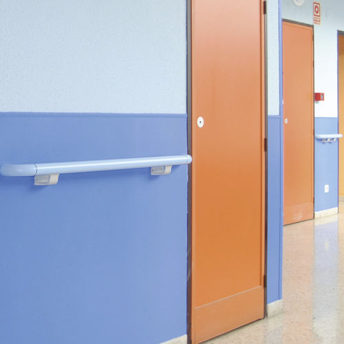 Corrimano in PVC - HREB-6  - CS Construction Specialties - in alluminio / con trattamento antimicrobico / per disabili