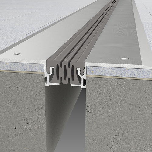 Giunto di dilatazione in PVC - RLO SERIES - CS Construction Specialties - in alluminio / per pavimento / per muro