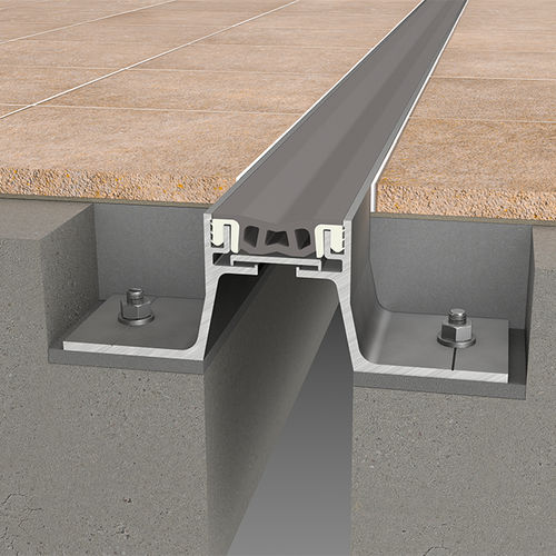 Giunto di dilatazione in gomma - GFT SERIES - CS Construction Specialties - in termoplastica / in alluminio / per pavimento