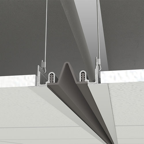 Giunto di dilatazione in alluminio - FCS SERIES - CS Construction Specialties - per muro / per soffitto / per giunti