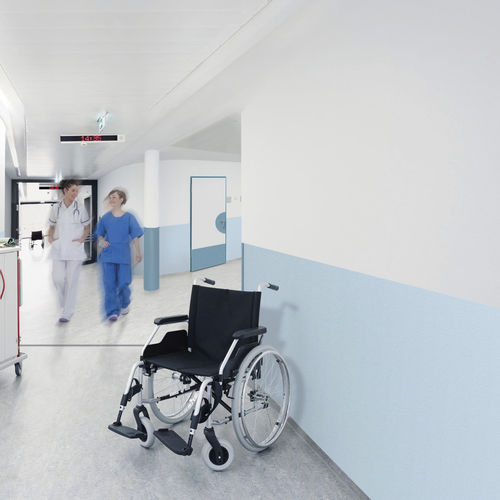 Protezione murale in PVC - ACROVYN® - CS Construction Specialties - decorativa / in fogli / antibatterica