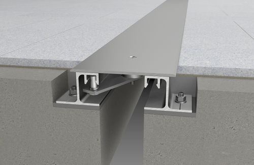 Giunto di dilatazione in alluminio - SJP-S SERIES - CS Construction Specialties - in acciaio inossidabile / da pavimento / per muro