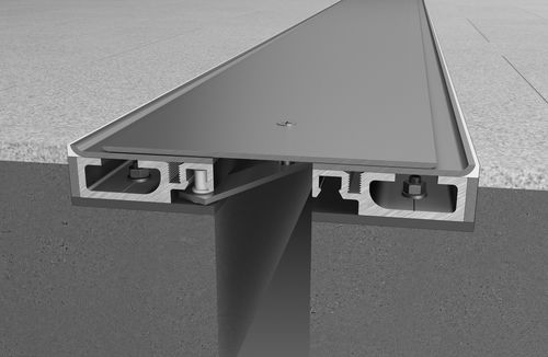 Giunto di dilatazione in metallo - SJ-S & SJ-HDS SERIES - CS Construction Specialties - in acciaio inossidabile / da pavimento / per muro