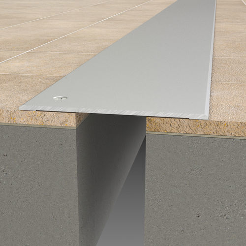 Giunto di dilatazione in alluminio - PC SERIES - CS Construction Specialties - in acciaio inossidabile / per pavimento / per muro