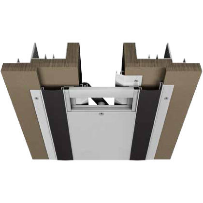 Coprigiunto in alluminio - SGW SERIES - CS Construction Specialties - per giunto di dilatazione