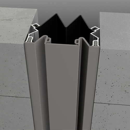 Coprigiunto in PVC - SF SERIES - CS Construction Specialties - in alluminio estruso / per giunto di dilatazione