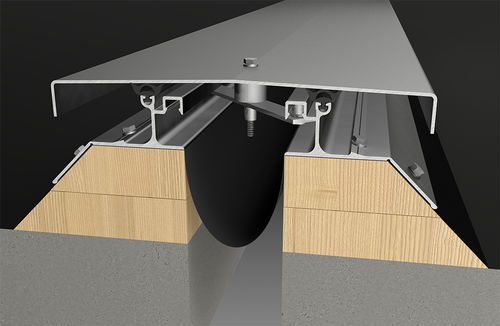 Coprigiunto in polietilene - RJT & SRJ SERIES - CS Construction Specialties - in gomma / in alluminio / per giunto di dilatazione