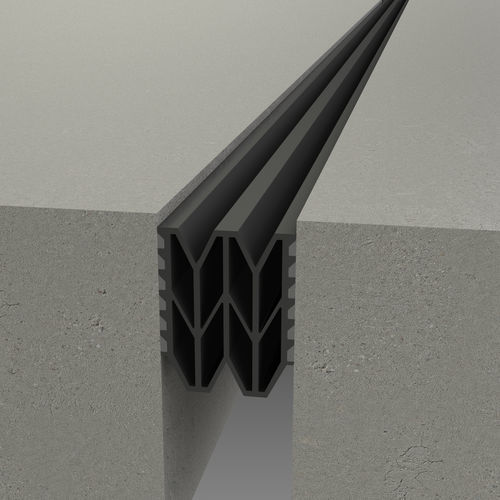 Coprigiunto in EPDM - HB SERIES - CS Construction Specialties - in gomma estrusa / epossidico / per giunto di dilatazione