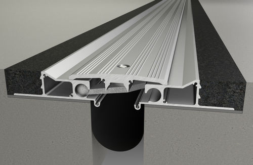 Coprigiunto in polietilene - KB SERIES - CS Construction Specialties - in alluminio / per giunto di dilatazione