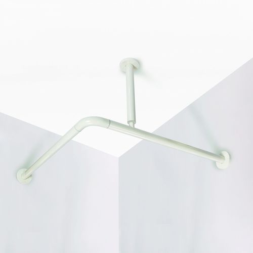 Bastone per tende in acciaio - TD.A70 - 00 - STYLA s.r.l. - in poliammide / con fissaggio murale / per installazioni a soffitto