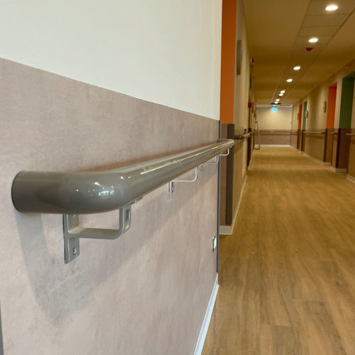 Corrimano in composito - AHL.40 - STYLA s.r.l. - in profilato di alluminio / con trattamento antimicrobico