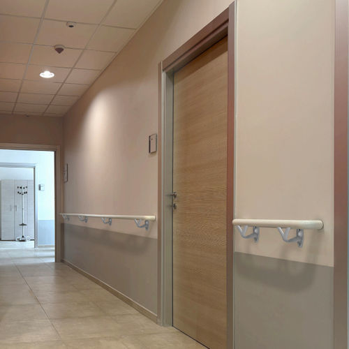 Corrimano in composito - YHL.40 - STYLA s.r.l. - in ghisa di alluminio / con trattamento antimicrobico