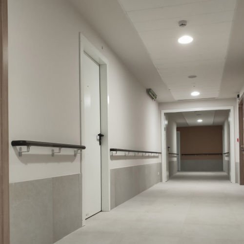 Corrimano in composito - WHL.40 - STYLA s.r.l. - in profilato di alluminio / con trattamento antimicrobico