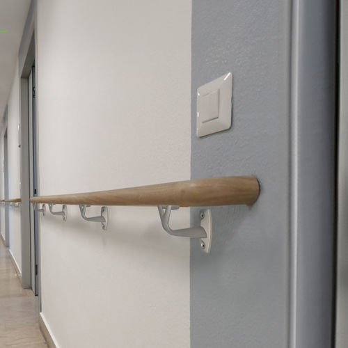 Corrimano in composito - YWHL.40 - STYLA s.r.l. - in ghisa di alluminio / con trattamento antimicrobico