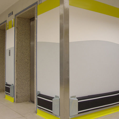 Protezione murale in acciaio inossidabile - CGS - STYLA s.r.l. - d'angolo