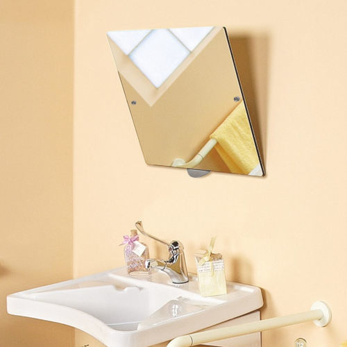 Specchio da bagno a muro - SN.5060 - STYLA s.r.l. - contemporaneo / rettangolare / in acciaio inossidabile lucido