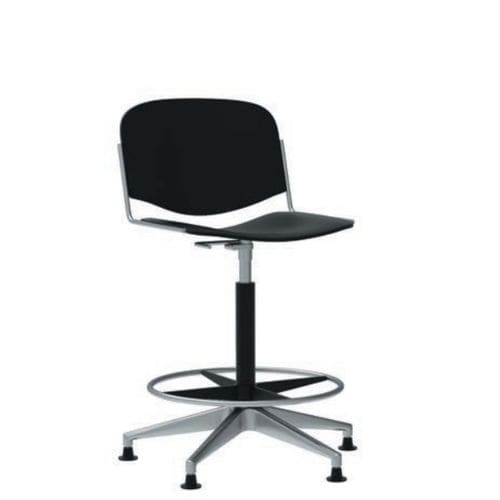 Seggiolone standard - QUICK - JULCAR - a rotelle / per ufficio / in legno laccato