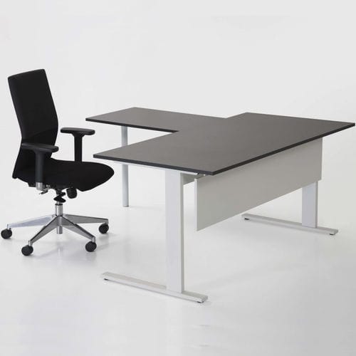 Scrivania a 1 posto - T2 / T3 - JULCAR - contemporanea / in legno / in melaminico