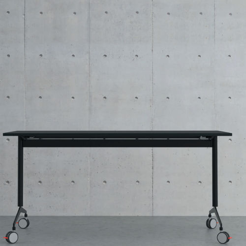 Tavolo contemporaneo - XF - JULCAR - in legno / in melaminico / con supporto in metallo
