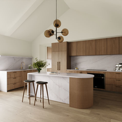 Piano di lavoro in pietra ricostituita - AVORIO - Fujian Ultracera New Materials CO.,Ltd - in composito / in pietra / per cucina professionale