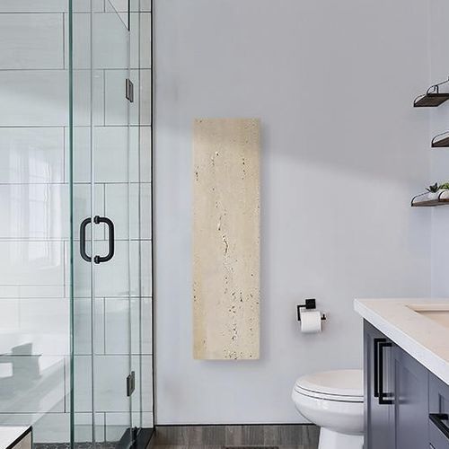 Radiatore elettrico - Le Travertino - Chaleur Naturelle - 750 w / contemporaneo / in pietra naturale