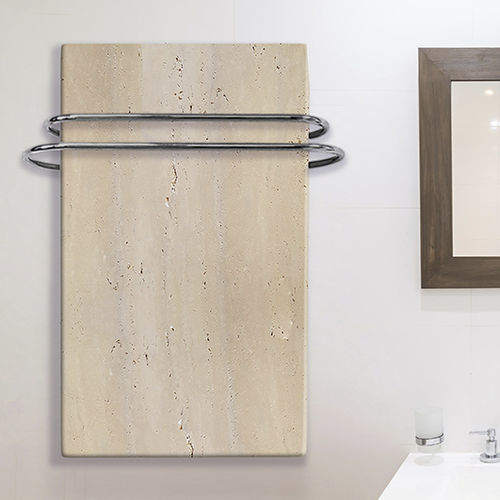 Scaldasalviette elettrico - Le Fante Travertino - Chaleur Naturelle - 1001 w...1500 w / contemporaneo / in pietra naturale