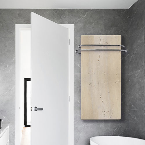 Scaldasalviette elettrico - Le Fante Travertino - Chaleur Naturelle - 1500 w / contemporaneo / in pietra naturale