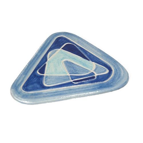 Vassoio di servizio in ceramica - NUVOLE - mavi ceramica - per uso residenziale