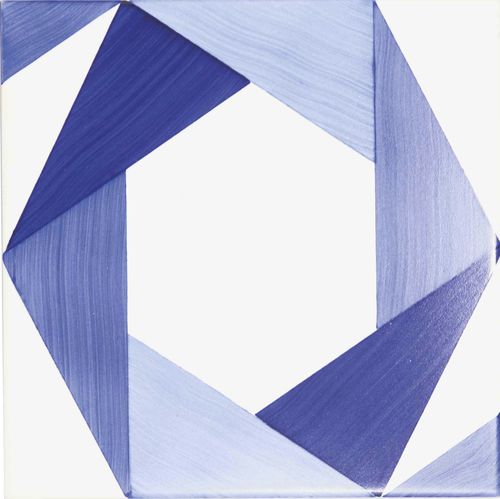 Piastrella in ceramica - Blue Type 10 - mavi ceramica - semibrillante / dipinta / da interno