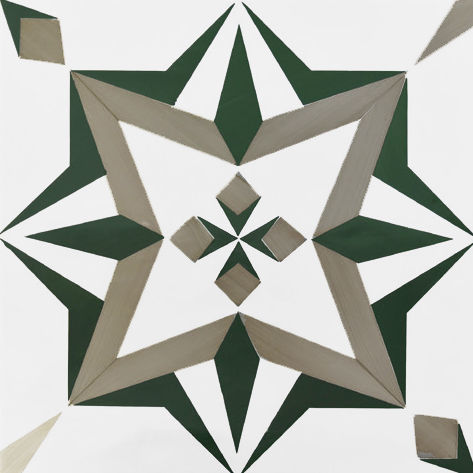 Piastrella in ceramica - Type 23 - mavi ceramica - semibrillante / dipinta / da interno