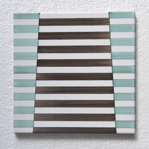 Piastrella in ceramica - Type 2 - mavi ceramica - semibrillante / dipinta / personalizzata