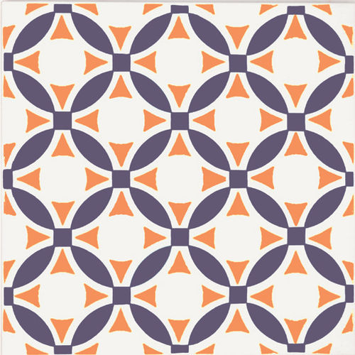 Piastrella in ceramica - 2C37 - mavi ceramica - smaltata / satinata / con motivo stampato