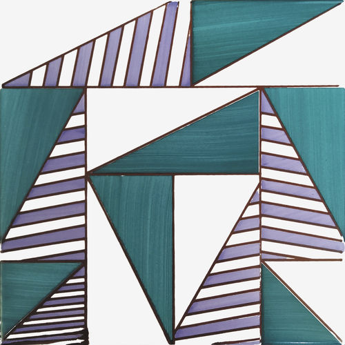 Piastrella in ceramica - TARTAN TEXTILE 3 - mavi ceramica - opaca / da interno / da esterno