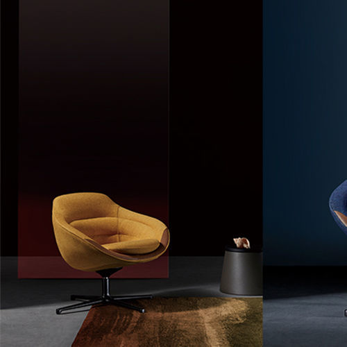 Poltrona contemporanea - D series-D3 - Zhejiang Sunon Furniture Manufacture Co., Ltd. - in tessuto / in acciaio / per cuscini