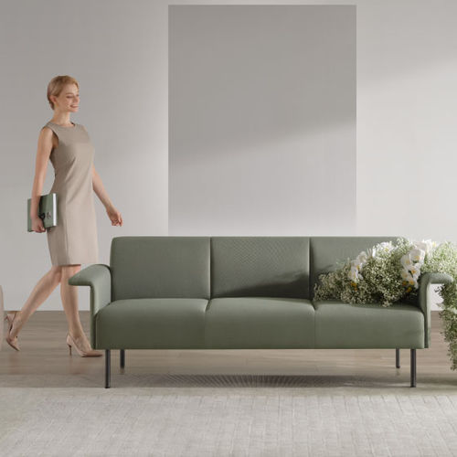 Divano contemporaneo - F5 - Zhejiang Sunon Furniture Manufacture Co., Ltd. - in tessuto / in pelle / con braccioli