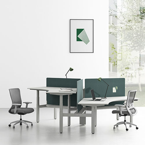 Tavolo da lavoro contemporaneo - UP1  - Zhejiang Sunon Furniture Manufacture Co., Ltd. - in rovere / in noce / in eucalipto
