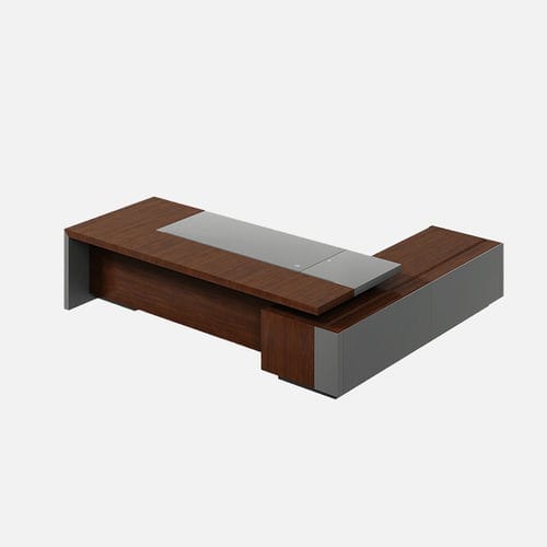 Scrivania direzionale - Larry - Zhejiang Sunon Furniture Manufacture Co., Ltd. - da terra / contemporanea / in noce