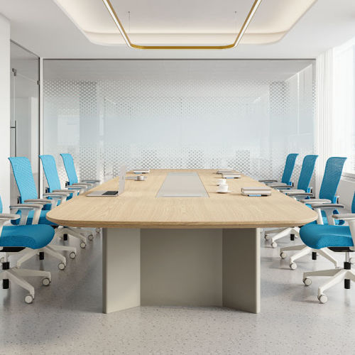 Tavolo da conferenza contemporaneo - MT SERIES - Zhejiang Sunon Furniture Manufacture Co., Ltd. - in noce / con supporto in legno / rettangolare